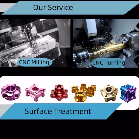 Pièces en aluminium traitant la personnalisation du matériel de traitement de tour CNC